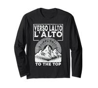 St Pier Giorgio Frassati Verso L'alto Mountains Climber Long Sleeve T-Shirt