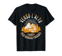 St Pier Giorgio Frassati Verso L'alto Mountains Climber T-Shirt