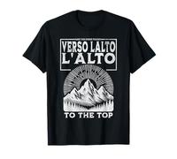 St Pier Giorgio Frassati Verso L'alto Mountains Climber T-Shirt