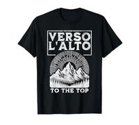 St Pier Giorgio Frassati Verso L'alto Mountains Climber T-Shirt
