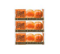 St Pierre Brioche Buns Pack of 3