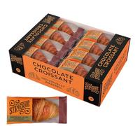 St Pierre Chocolate Filled Croissant, 16 x 55g- Individually Wrapped- Great for Breakfast- Chocolate & Hazelnut Filling- Perfect for On-The-Go & Lunch Boxes- Suitable for Vegetarians | IDEAONIC