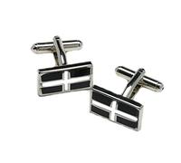 St Piran Cornish Flag Cufflinks Cornwall