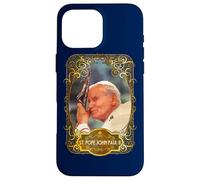 St Pope John Paul II Cross Catholic Saint Polish Case for iPhone 16 Pro Max