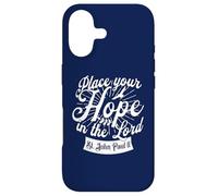 St Pope John Paul II Your Hope in the Lord Catholic Saint Case for iPhone 17