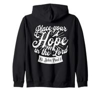 St Pope John Paul II Your Hope in the Lord Catholic Saint Zip Hoodie