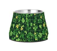 St Raised Pets Food Bowls with Stand Stainless Steel Cats Food Bowls for Dogs Cats Rabbits Birds Whisker Friendly