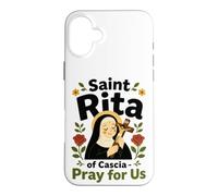 St Rita of Cascia Catholic Patron Saint of the Impossible Case for iPhone 16 Plus