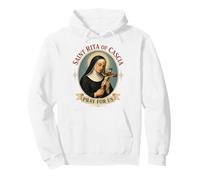 St Rita of Cascia Catholic Patron Saint of the Impossible Pullover Hoodie