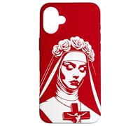 St Rose of Lima Catholic Saint Peru Philippines Crucifix Case for iPhone 16 Plus