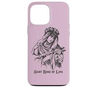 St Rose of Lima Catholic Saints Vintage Patron Saint Gardens Case for iPhone 13 Pro Max