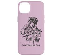 St Rose of Lima Catholic Saints Vintage Patron Saint Gardens Case for iPhone 14 Plus