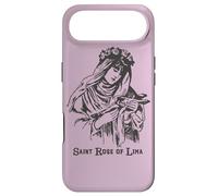 St Rose of Lima Catholic Saints Vintage Patron Saint Gardens Case for iPhone Air