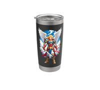 St Saint Michael the Archangel Anime Catholic Angel Warrior Stainless Steel Insulated Tumbler