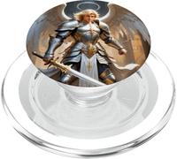 St Saint Michael the Archangel Catholic Angel Warrior PopSockets PopGrip for MagSafe