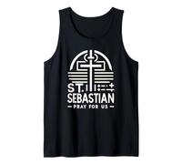 St. Sebastian Pray for Us Catholic Prayer Tank Top