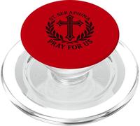 St. Seraphina Pray For Us Catholic Christian Saint PopSockets PopGrip for MagSafe