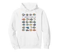 St Simons Island GA Colorful Fish Design Pullover Hoodie