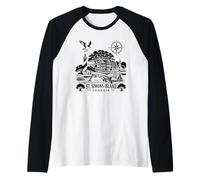 St. Simons Island Georgia Coastal Adventure Novelty Souvenir Raglan Baseball Tee