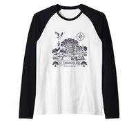 St. Simons Island Georgia Coastal Adventure Novelty Souvenir Raglan Baseball Tee