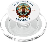 St. Simons Island Lighthouse Georgia PopSockets PopGrip for MagSafe