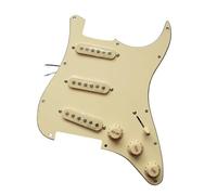 ST Single And Double Alnico Electric Guitar Pickup Beige Plate Circuit Assembly(1)