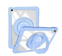 ST SoleMe.Tc Case for iPad A16 11th 2025/10th 2022, Slim Crystal Armor Shockproof Silicon + PC Tablet Cover with 360° Rotating Stand, Anti-Yellowing, Blue