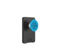 St. Stephen Pray For Us Christian Martyr Line Art PopSockets PopWallet for MagSafe