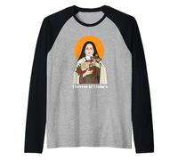 St. Therese of Lisieux Inspirational Quote Graphic Raglan Baseball Tee