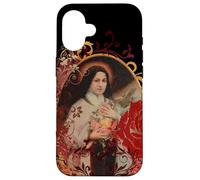 St Therese of Lisieux Rose Flower Catholic Gifts Case for iPhone 16