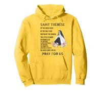 St Therese of the Child Jesus, Little Flower, Catholic Saint Pullover Hoodie