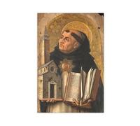 St Thomas Aquinas Canvas Art Poster And Wall Art Picture Print Modern Family Bedroom Decor Unframe 12x18inch(30x45cm)