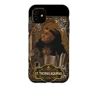 St. Thomas Aquinas Philosophy Catholic Theology Saint Case for iPhone 11