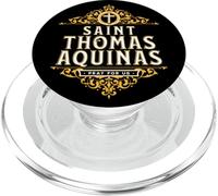 St Thomas Aquinas Summa Theologica Catholic Saint PopSockets PopGrip for MagSafe