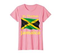 St. Thomas Jamaica T-Shirt, Women, Pink, XX-Large