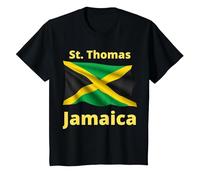 St. Thomas Jamaica T-Shirt, Youth, Black, 3T