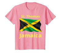St. Thomas Jamaica T-Shirt, Youth, Pink, 3T