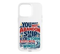 St Thomas Sir More Catholic Saint Quotes Ship Case for iPhone 15 Pro Max