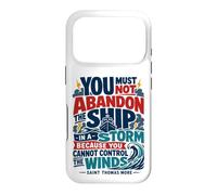 St Thomas Sir More Catholic Saint Quotes Ship Case for iPhone 17 Pro