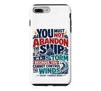St Thomas Sir More Catholic Saint Quotes Ship Case for iPhone 7 Plus/8 Plus