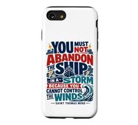 St Thomas Sir More Catholic Saint Quotes Ship Case for iPhone SE (2020) / 7/8