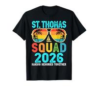 St. Thomas Squad 2026 Vacation Friends Family Matching Group T-Shirt