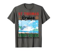 St Thomas Trip 2026 Summer Cruise Ship Anchor Palm Trees T-Shirt