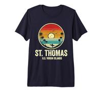 St. Thomas U.S.V.I. US Virgin Island Souvenir Vacation Premium T-Shirt