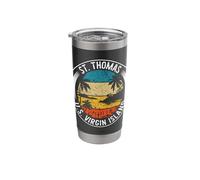St. Thomas U.s. Virgin Island Stainless Steel Insulated Tumbler