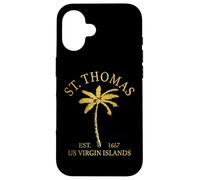 St. Thomas US Virgin Islands USVI Pride Souvenir Case for iPhone 16