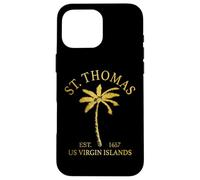 St. Thomas US Virgin Islands USVI Pride Souvenir Case for iPhone 16 Pro Max