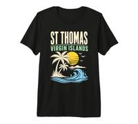 St Thomas Virgin Islands Beach Premium T-Shirt