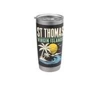 St Thomas Virgin Islands Beach Stainless Steel Insulated Tumbler