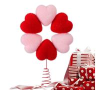 St. Tree Topper - 13.4 Inch Love Heart Ornament, Romantic Desktop Decoration, Spring Accent On The Top Tree | Decoration Gift D